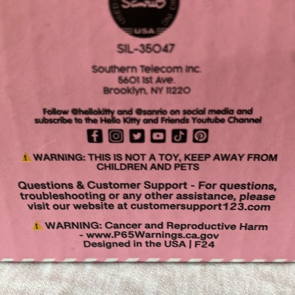 Hello Kitty: Pink LED Light Projector - Picture 16 of 16